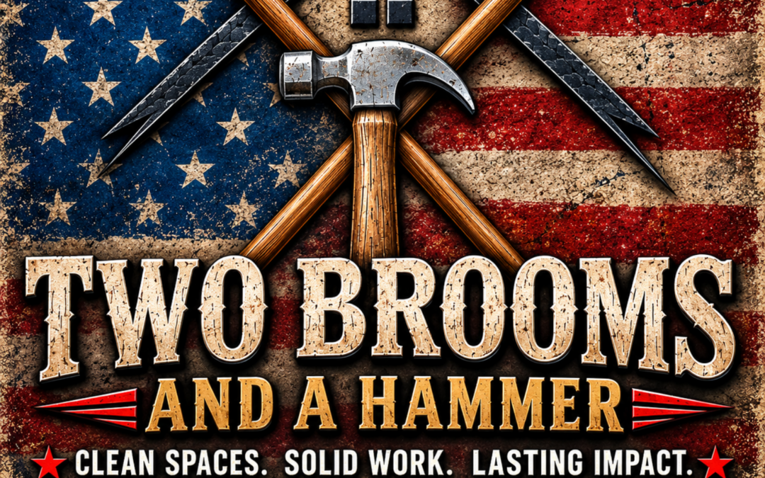 Two Brooms & A Hammer